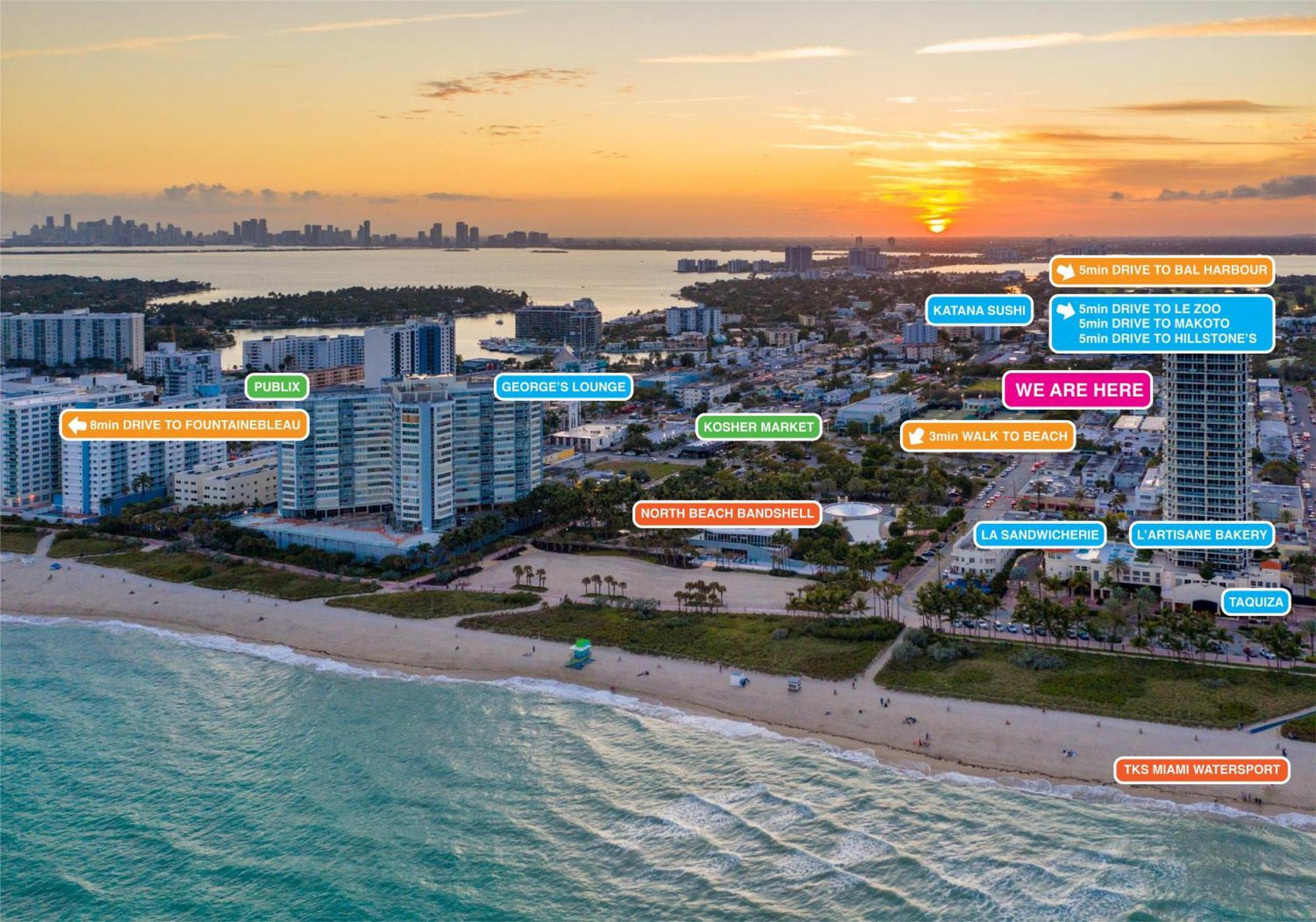 3 Minute Walk To Beach Bungalow Family Friendly Free Parking Miami Beach Exterior photo